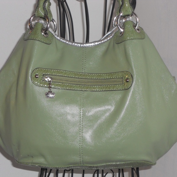 Kathy Van Zeeland Bags Kathy Van Zeeland Large Green Shoulder Bag
